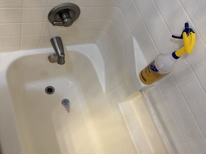 Bathtub after cleaning, Casa Grande, AZ