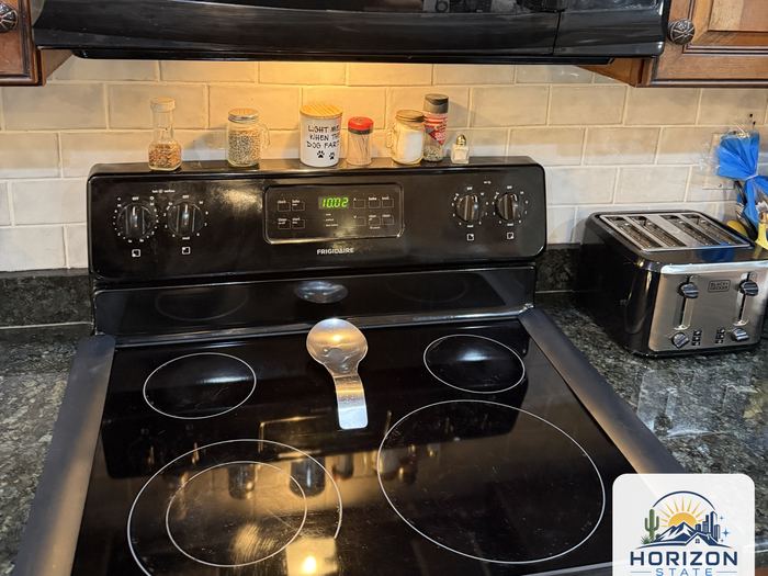 Stovetop after cleaning, Casa Grande, AZ