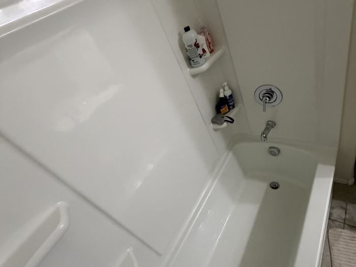 Tub and shower after cleaning, Casa Grande, AZ
